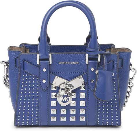 Michael Kors Sapphire Leather Studded Extra Small Nouveau 